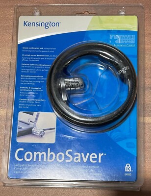 Kensington ComboSaver 64050 Laptop Notebook Schloss Zahlenschloss Kabel
