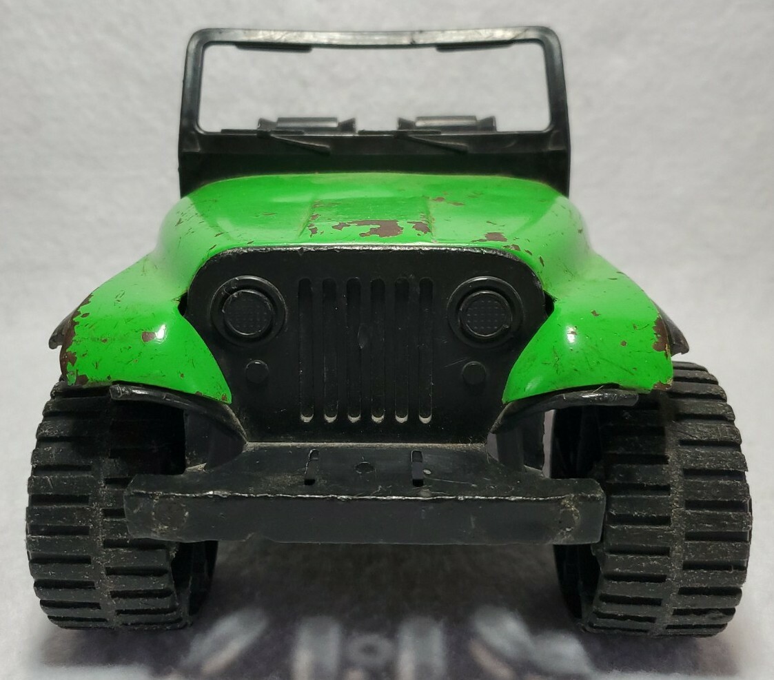 TONKA ジープ TONKA ジープ Vintage Tan Metal Tonka Jeep Toy | eBay