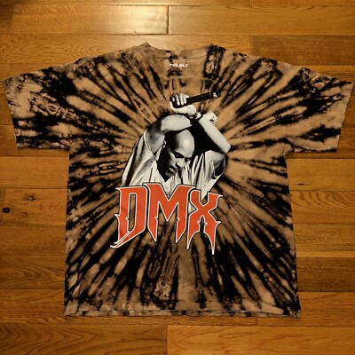 DMX One of a Kind Tie Dye Reverse Dye T-Shirt - Officially Licensed XL