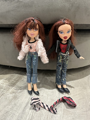 Bratz Twinz Roxxi und Phoebe Puppen (2004 1. Auflage)