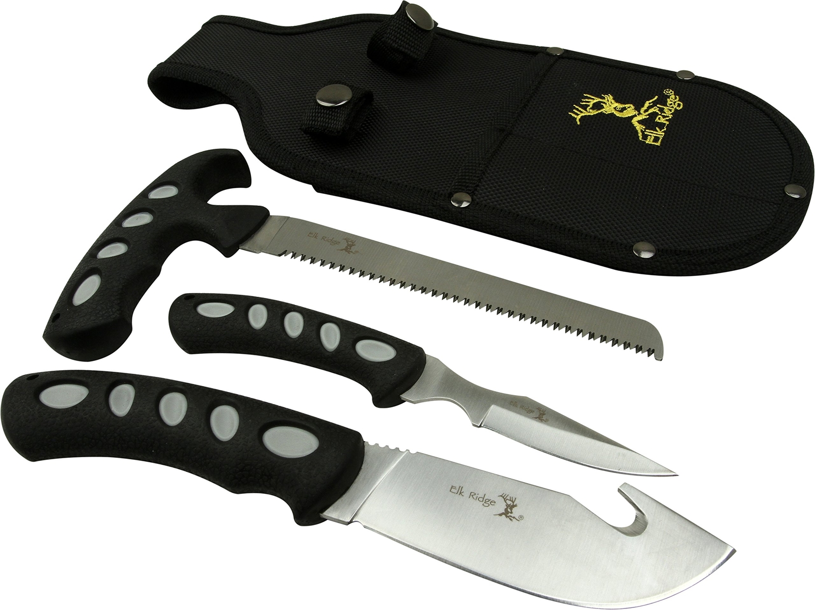 New Elk Ridge Hunting Set Fixed Blade Knife ER-252