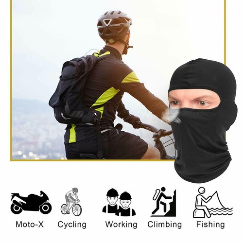 Balaclava Motorcycle Bicycle Cycling Face Mask Breathable Sun Hood for Sports US - Picture 7 of 23