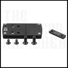 REAR SIGHT DOVETAIL MOUNTING ADAPTER PLATE FOR OPTIC ON GLOCK 17 19 21 22 44 45