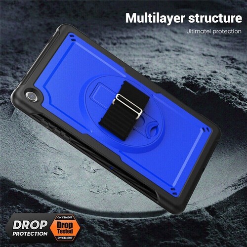 Tablet Case Shockproof Rotating Stand Cover Strap For Samsung Galaxy Tab A9 A9+ - Picture 57 of 93