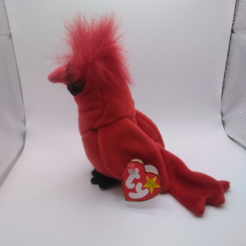 Ty Beanie Babies Mac The Cardinal 1998 # Tag Date Discrepancies# 7" approx. - Picture 4 of 9