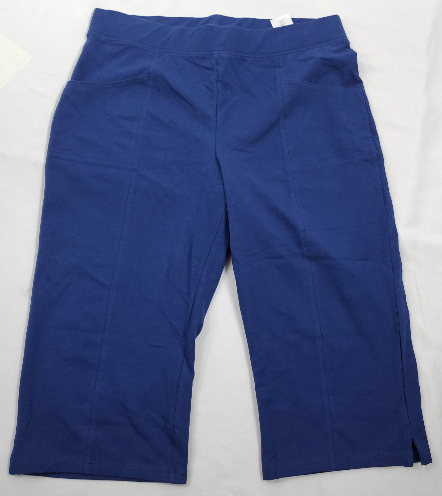 Denim & Co. Women's Duo Stretch Skimmer Pants with Pockets Size Tall L