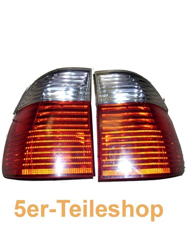 BMW E39 Touring Rücklicht Heckleuchte li. & re. aussen FACELIFT CELIS weiß #55