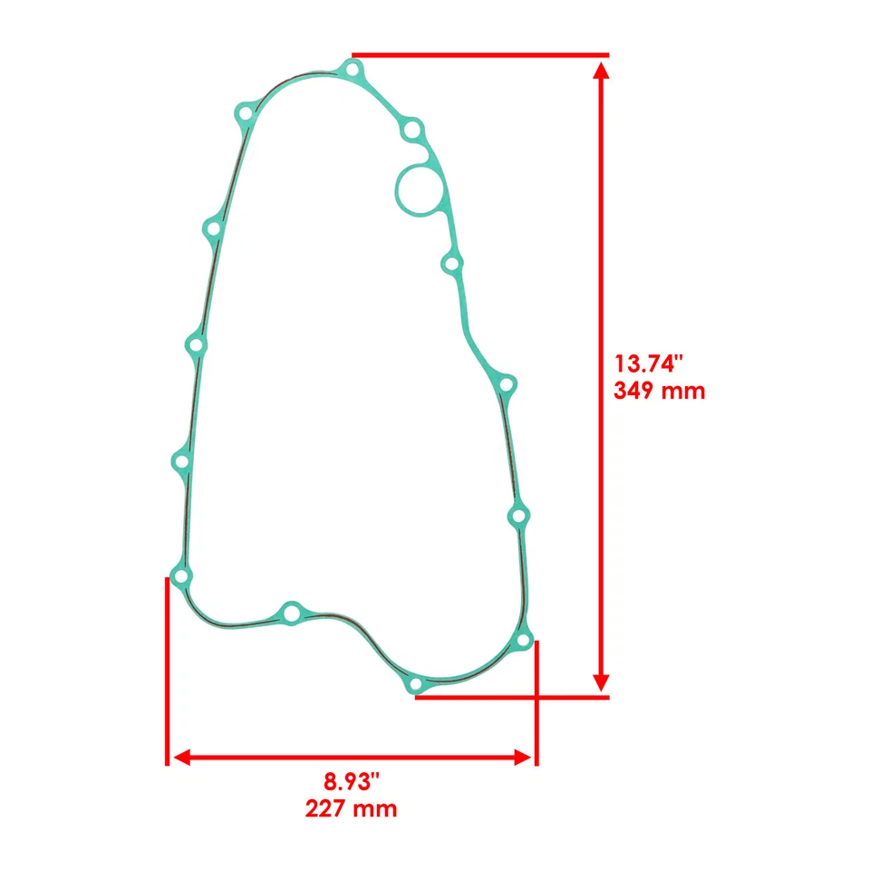 Junta de cubierta de embrague para Honda CRF450R CRF 450R 2002-2008 Foto 2 de 4