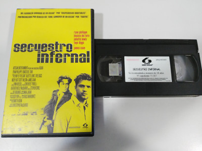 SECUESTRO INFERNAL BENICIO DEL TORO CHRISTOPHER McQUARRIE VHS TAPE CASTELLANO