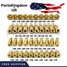 Carburetor 10X Slow Jets/Pilot Jet Kit + 30X Main Jets For PWK Keihin OKO Carbs