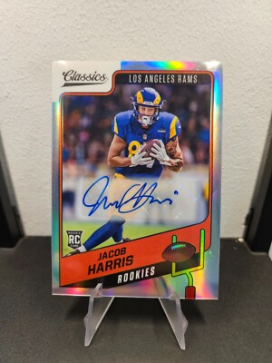 Jacob Harris Panini Classics Premium Edition Significant Signatures LA Rams NFL
