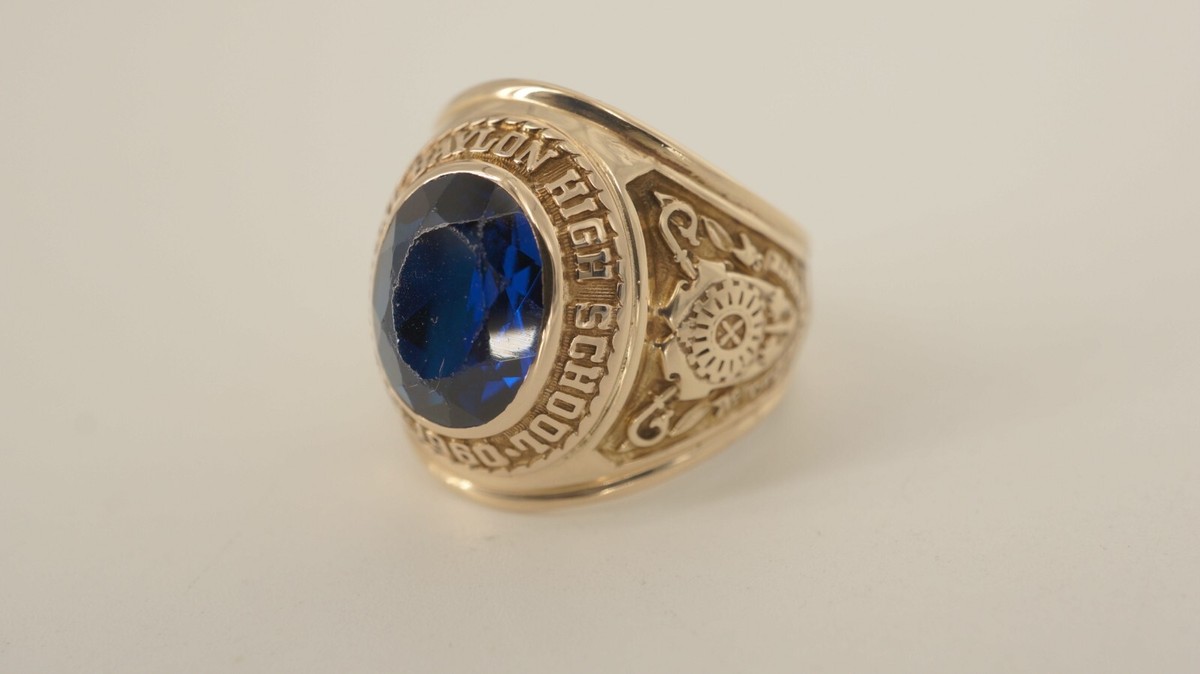 10k Yellow Gold '1960' Class Ring | eBay