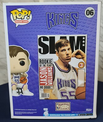 Jason Williams Autographed “WHITE CHOCOLATE” NBA Slam Cover Funko