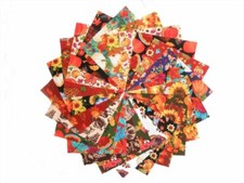 80 5 cali piękne jesienne kwadraty tkaniny do pikowania / charm pac