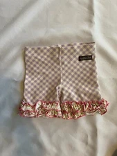 Matilda Jane Short Girls Enchanted Garden Maddie Gingham Shorties Purple Pink 2