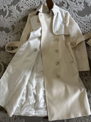 Authentic New BURBERRY Women Off White / Cream HERNE Check