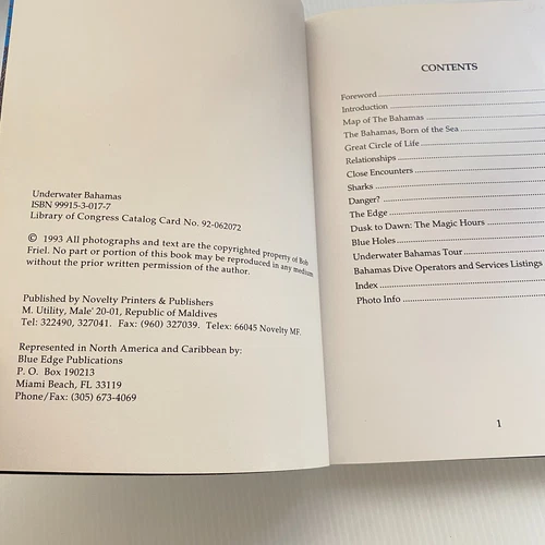 Marine Photography: Underwater Bahamas - Bob Friel - Diving / Coral Reef 1993 - Picture 3 of 20