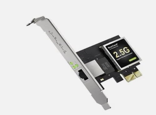 BrosTrend 2.5Gb Network Card, PCIe Network Adapter RJ45 NIC