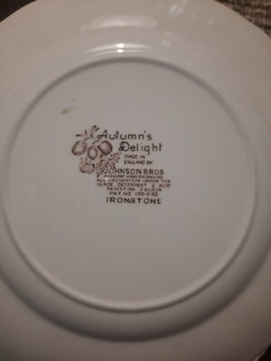 Johnson Bros. Autumn's Delight | eBay