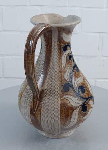 seltener Arnold Brockhoff Stadtlohn Krug Karaffe Salzlasur Handarbeit Vintage - Picture 5 of 10