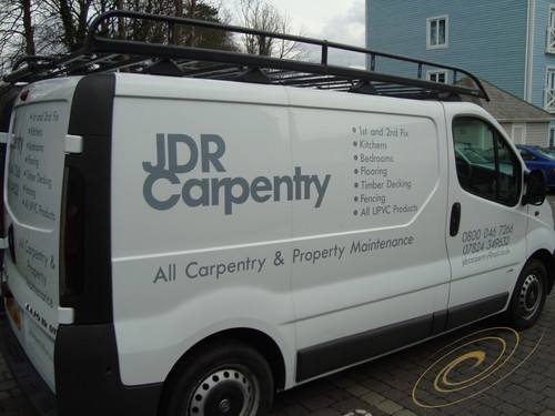 VAN CAR VEHICLE GRAPHICS SIGN WRITING KIT DECALS STICKERS CUSTOM LETTERING VINYL - Picture 7 of 9