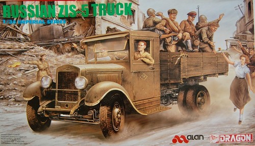 Dragon 1:35 LKW ZIS-5 Truck Russia WWII. 9023. Complete. Unstarted. Boxed. 1996.