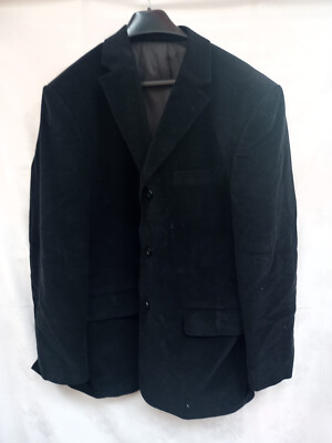 Neuwertiges Cord-Sakko Blazer schwarz Gr. 26 Angelo Litrico