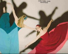 DANCE COSTUME LYRICAL MODERN BALLET BLUE ART STONE MYSTIQUE