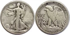 1938-D 50C Walking Liberty Silver Half Dollar VG