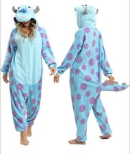 Wishliker Unisex Adulto Unisex Body Pijama Sully Monster's Inc Halloween XL