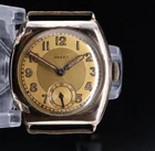 Vintage Rolex Prima Gold Filled Cushion Shape 28mm 15 Jewel Wrist Watch $1 N/R