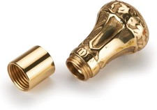 Antique Brass Head Handle for Wooden Vintage Designer Walking Stick Cane