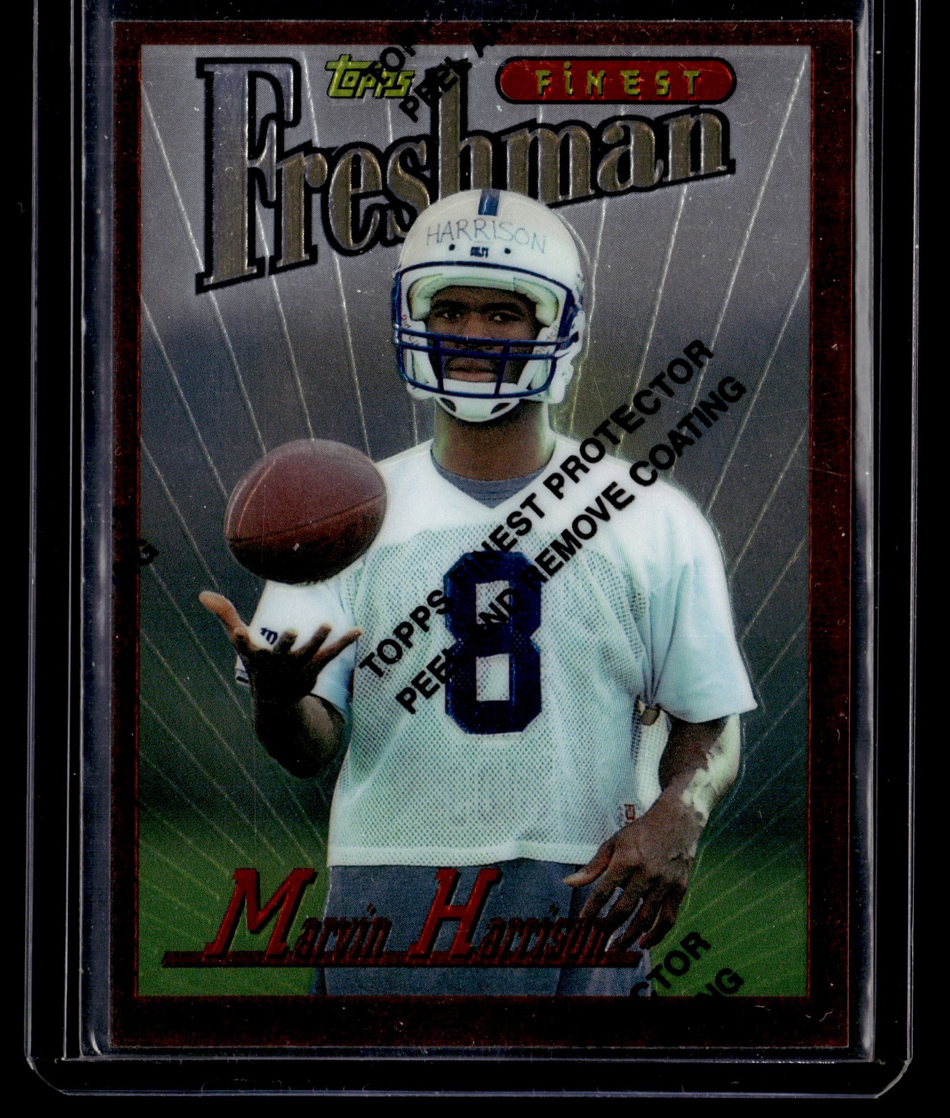 1996 Finest #243 Marvin Harrison
