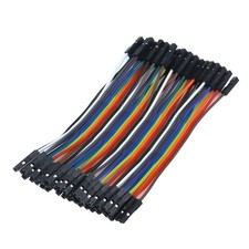 Antrader Breadboard Jumper Wires 40 Pin 10CM Female to 10cm F/F , 40