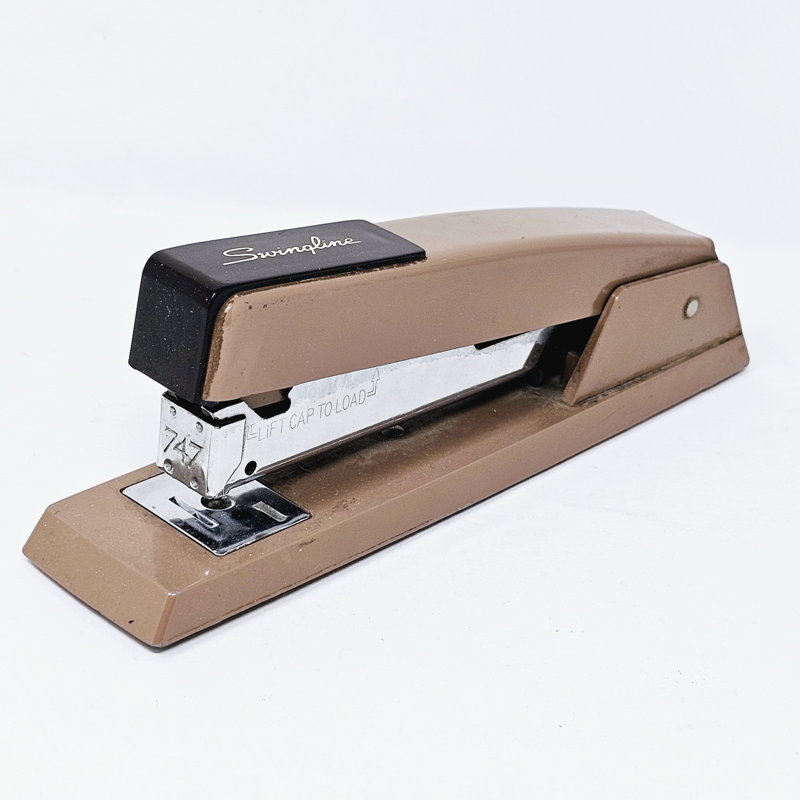 Vintage Lot of 2 Swingline Staplers 767 Brown, Deluxe Hand Stapler Black Sealed