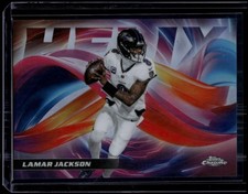 2025 Topps Chrome Football Lamar Jackson #HX-20 Helix