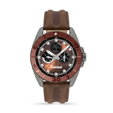 Timberland  Fairhill Quartz Brown Men's Watch With Brown Leather TDWGFf2200902