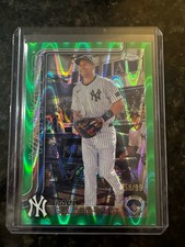 2025 Topps Chrome Paul Goldschmidt Green Wave Refractor /99 Yankees