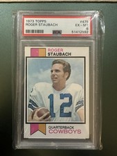 1973 Topps #475 Roger Staubach PSA 6 Cowboys