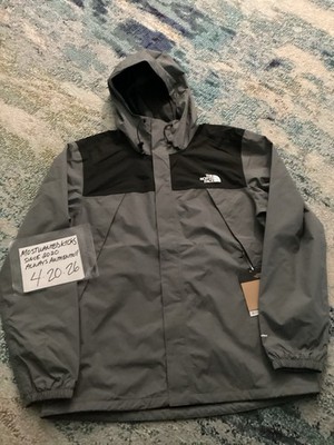 NWT The North Face Antora LS Wind Jacket Full Zip New Smoked Pearl Mens Sz L