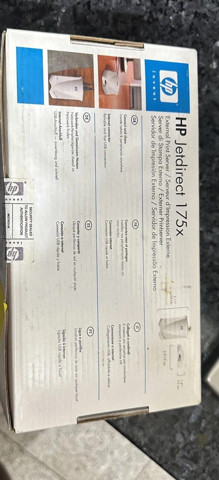 HP JetDirect Card 175X J6035B 61033 External USB Print Server Ethernet RJ45 - Image 3 of 4