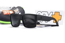 Newest Spy Men's High Definition Polarized Sunglasses Matte Frame Square Box