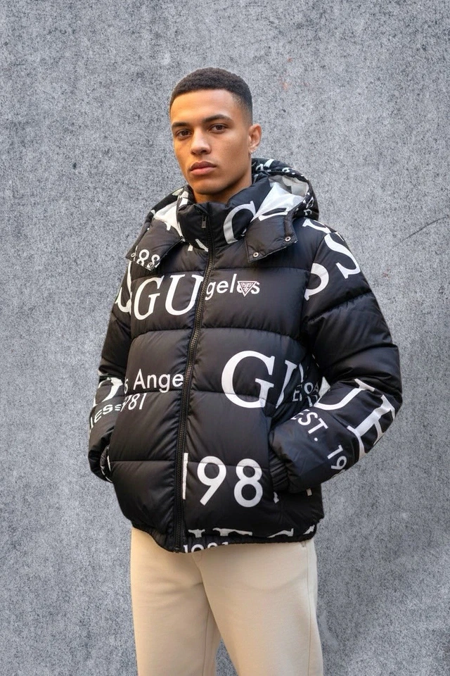 GUESS Puffer/Daunenjacke • Schwarz/Weiß • Warm & Stylisch (Unisex) - Bild 2 von 3