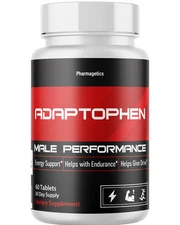 Adaptophen Male Performance Dietary Supplement, Energy Support- 60 Tablets