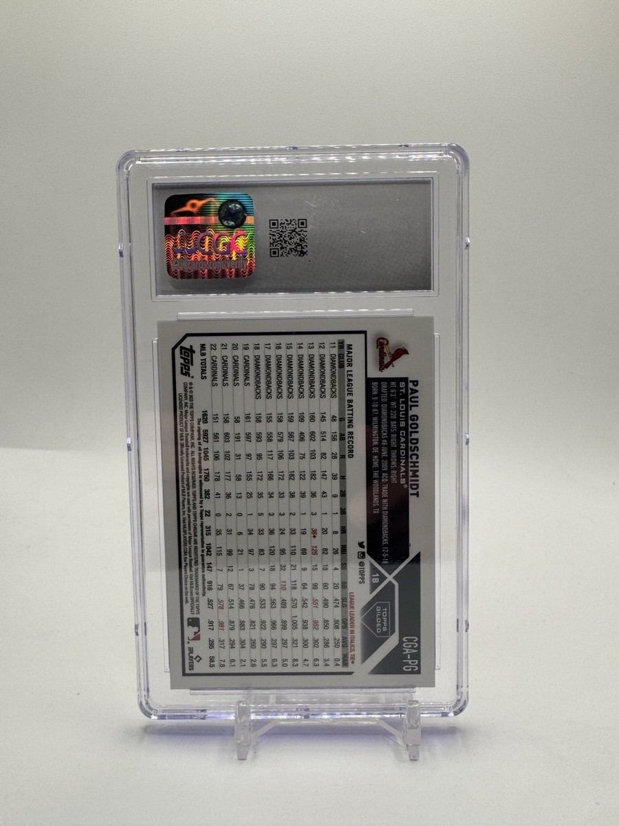 Paul Goldschmidt - 2023 Gilded Collection Gold Etch Auto Blue /60