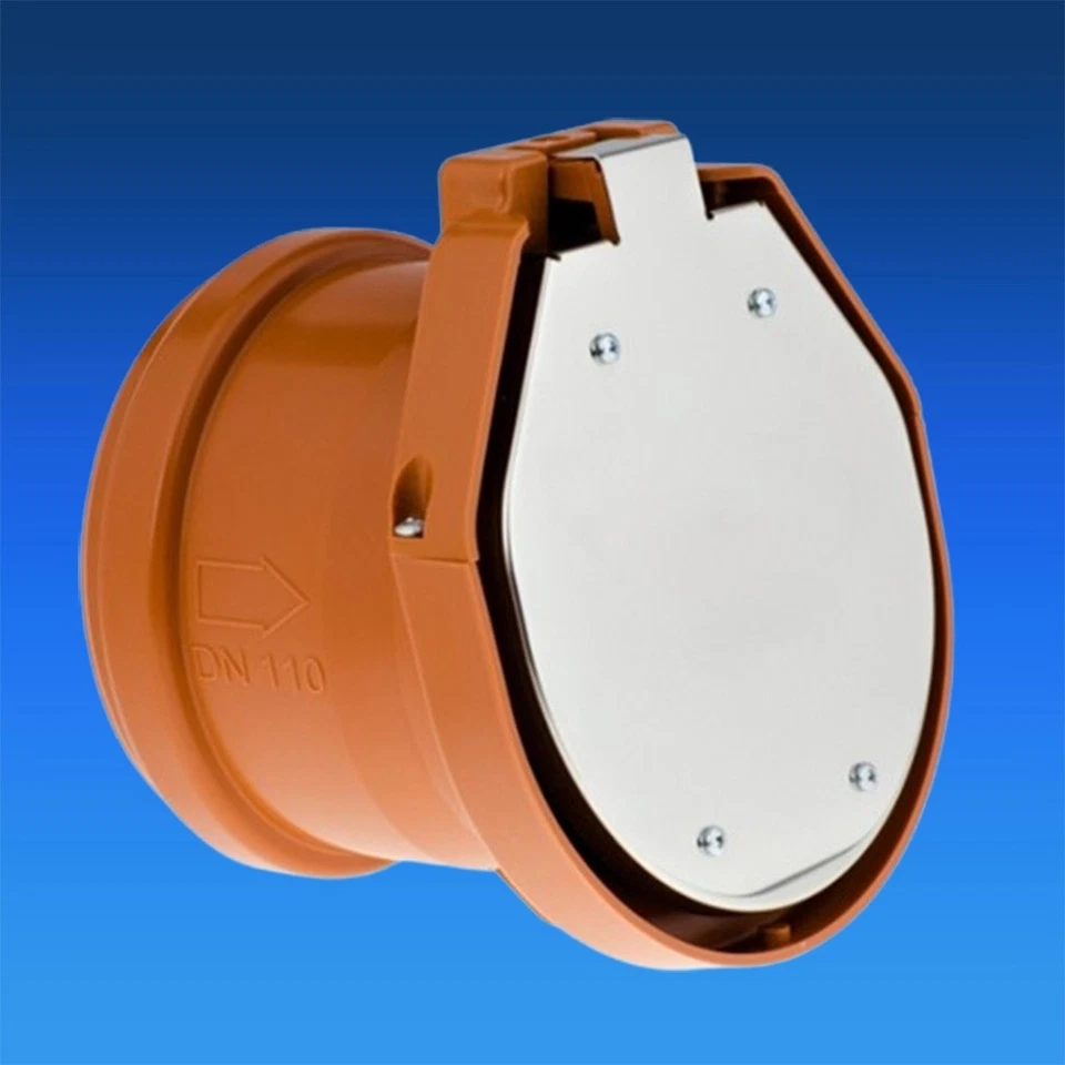 UPONOR Froschklappe Rückstauklappe KG & HT Rohr Abwasserrohr DN110 DN160 Rohrklappe