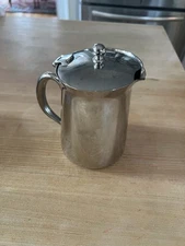 46386 VOLLRATH Stainless Steel Pitcher W Lid  16 oz 2 Cups Unused