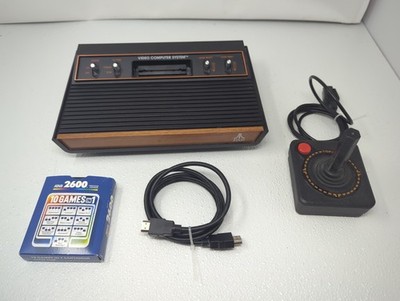 Atari 2600+ Plus HDMI Console with 10 in 1 Game Cart and 1 Joystick 