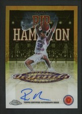 2025 RIP HAMILTON 28/50 AUTO TOPPS CHROME LEGENDS MCDONALD S ALL AMERICAN GAME