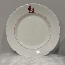 Vtg. HoJo Howard Johnson Pie Man Restaurant Ware Dinner Plate Walker China